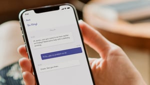 tamigo Chat on a phone screen