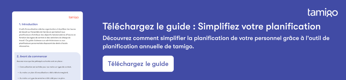 Téléchargez le guide Simplifiez votre planification