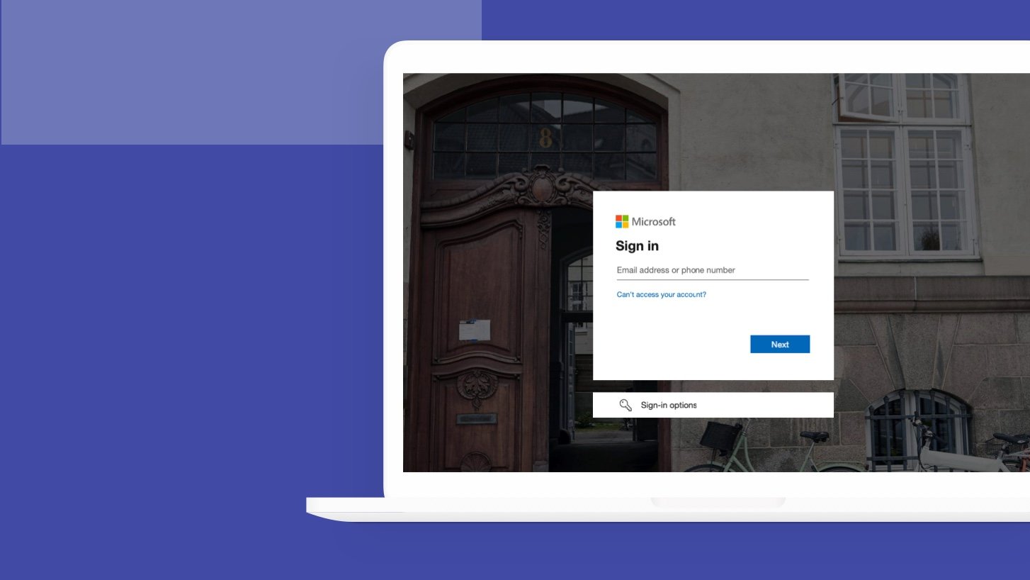 SSO Microsoft log in image