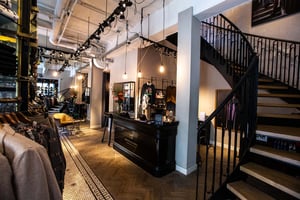 Interior of a Scotch & Soda clothing store